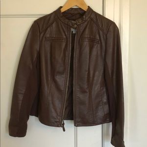 G.H. Bass & Co. Women’s Brown Leather Jacket